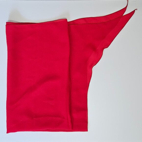 La Palapa Red Sheer Sarong Swimsuit Coverup - Picture 3 of 6